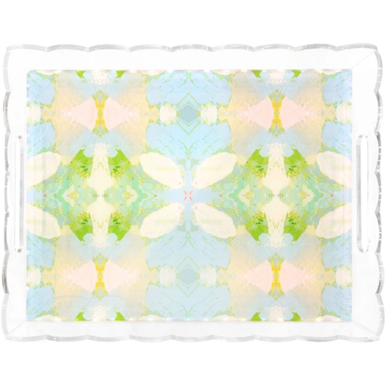 Elephant Falls Scalloped Tray- Large