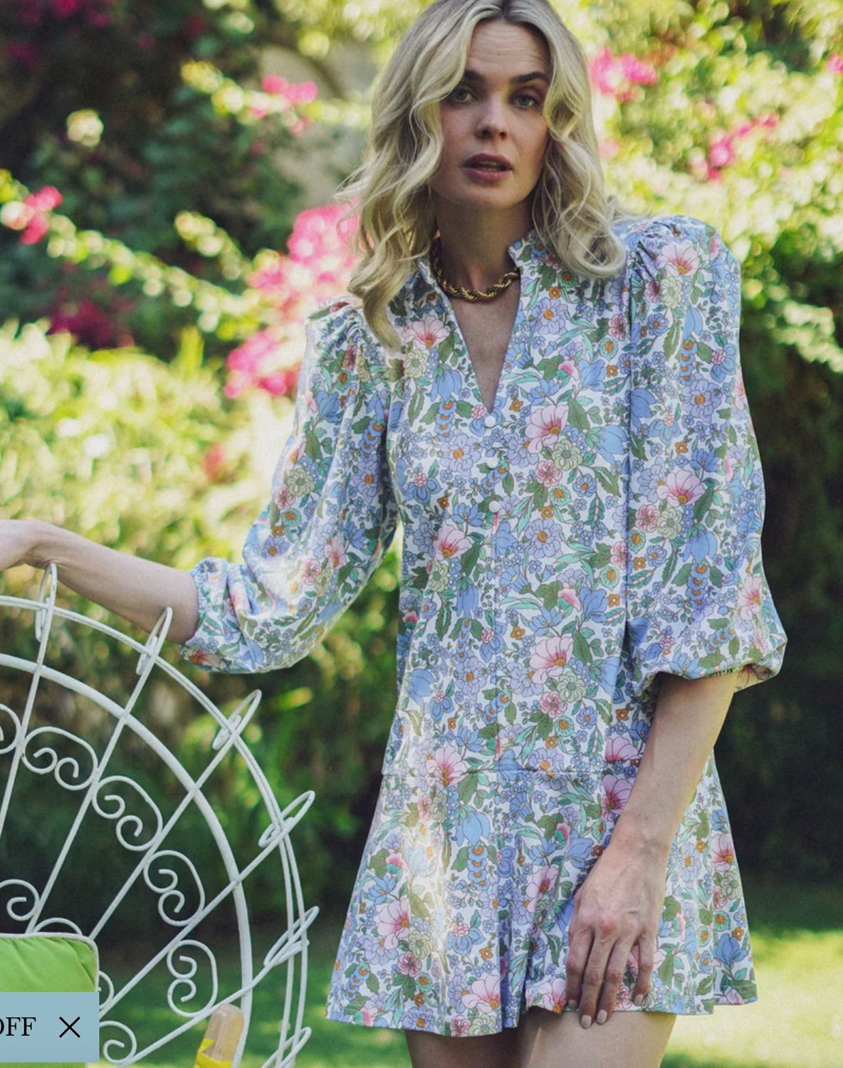 Hazel Dress- Forget Me Not