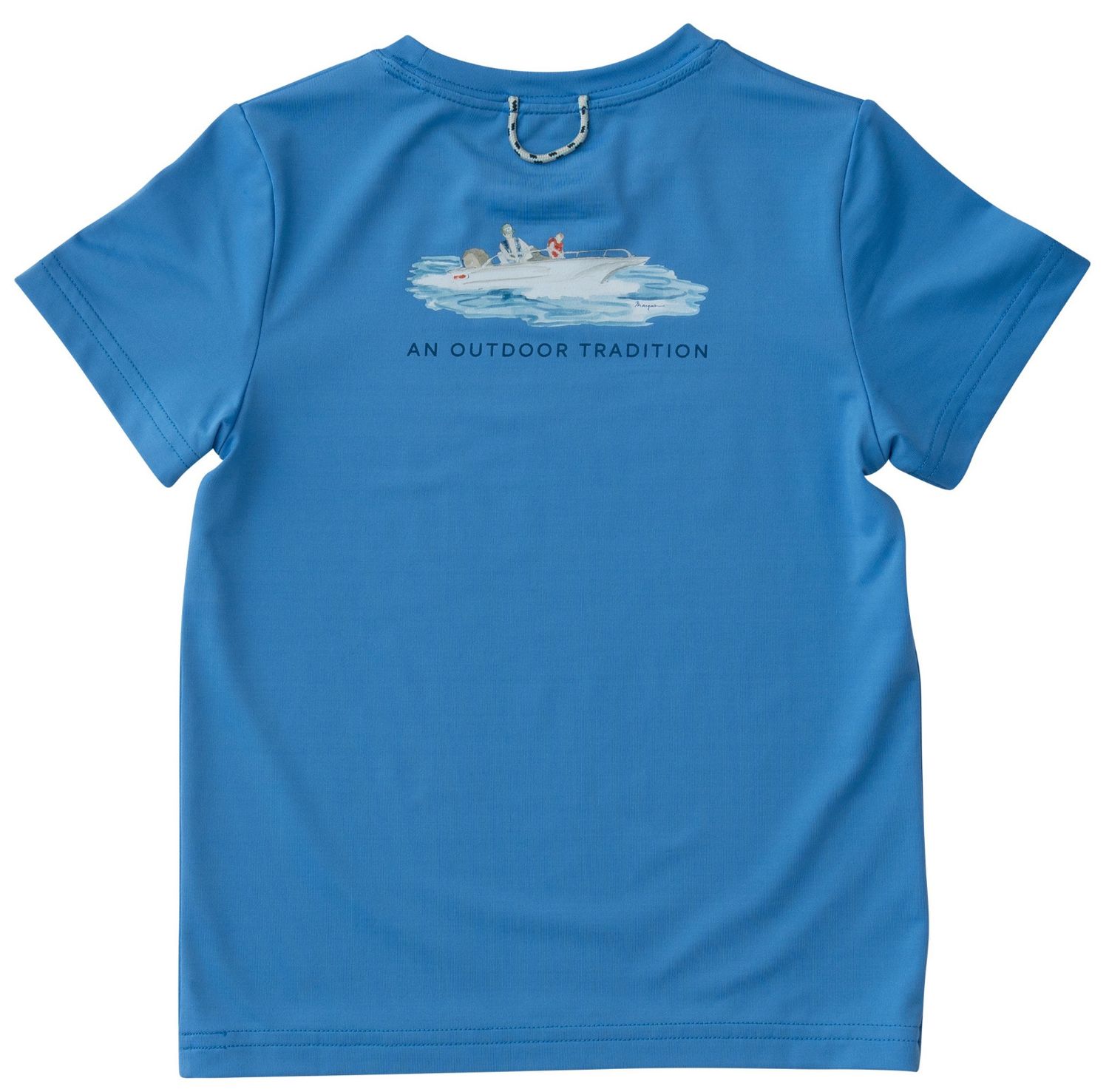 Pro Performance Short Sleeve Fishing T-Shirt - Marina Blue