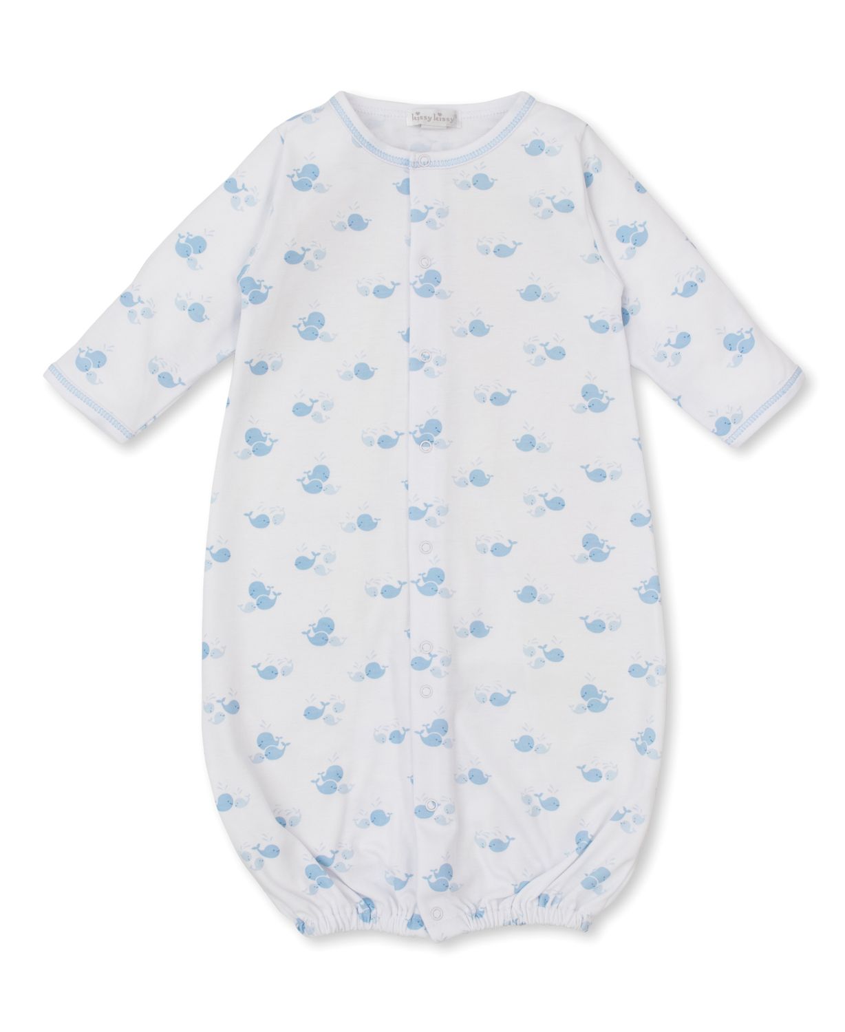 Whale Wonder Converter Gown- Blue