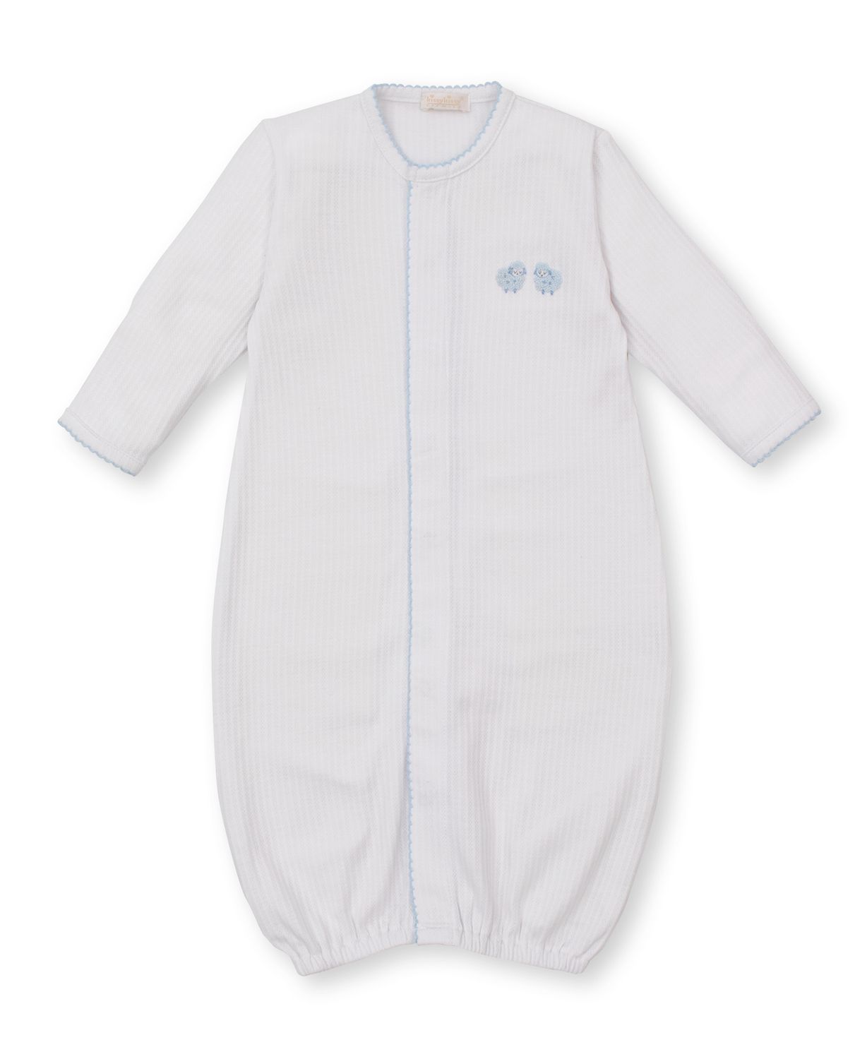 Premier Baa Baa Baby Sheep Converter Gown- Blue Embroidery