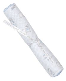 KK Beary Besties Burp Cloth- Light Blue