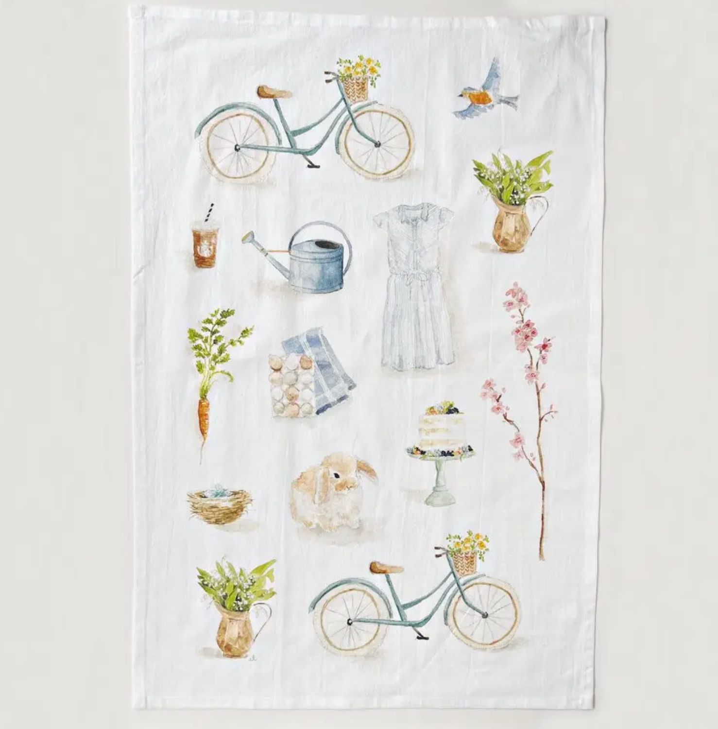 Springtime Tea Towel