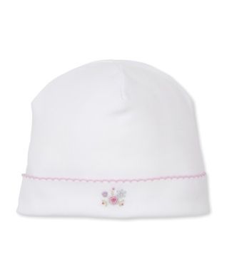 KK Premier Flowers &amp; Vines Hat, Color: White/Pink, Size: NB