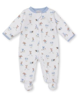 KK Playground Pups Footie w/ Zip, Size: NB