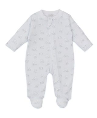 KK Beary Besties Footie w/ Zip (Asst Colors), Color: Light Blue, Size: NB