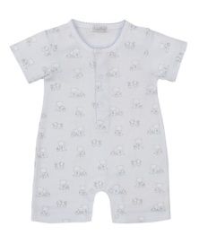 KK Beary Besties Short Playsuit- Light Blue, Size: 0-3M