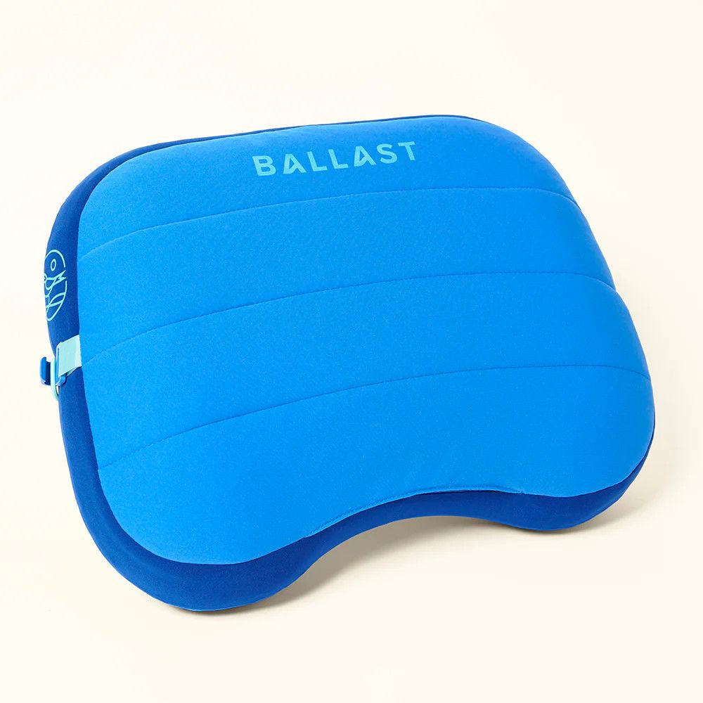 Ballast Beach Pillow, Color: Ocean Blue