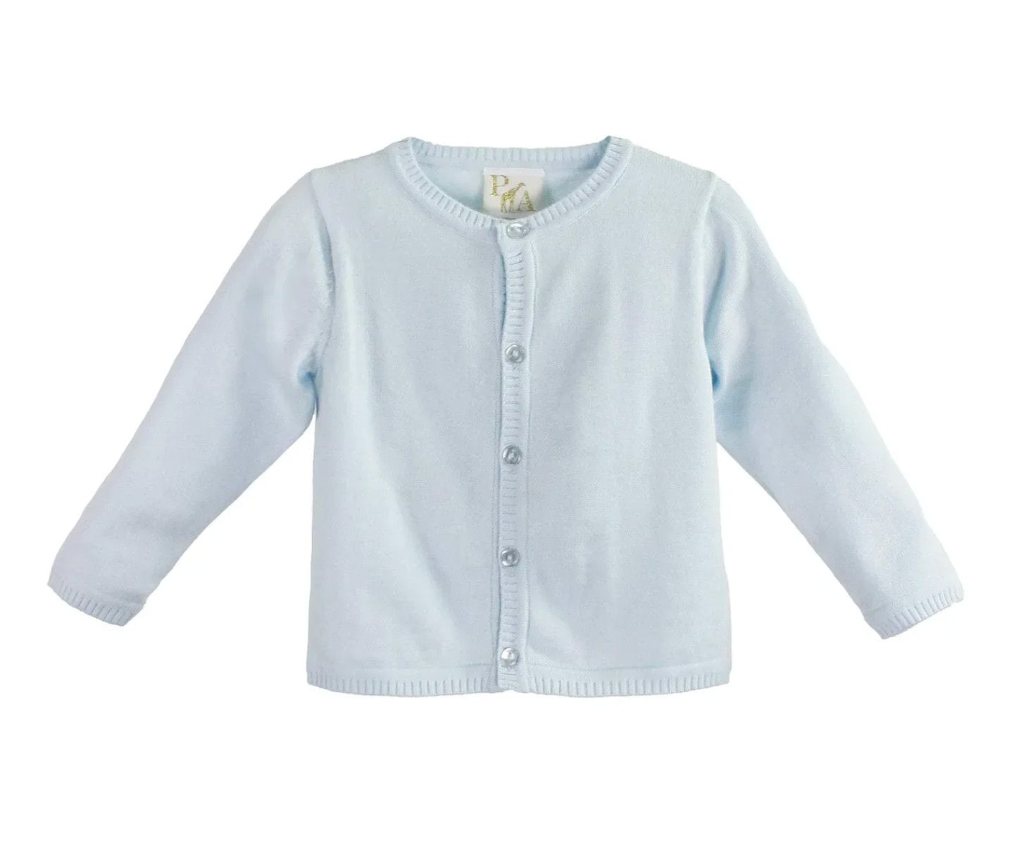Ladder Edge Cardigan Sweater - Blue