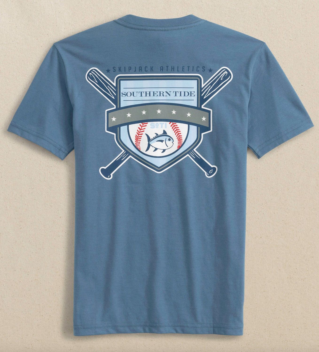 Coronet Blue Y SS Homerun Athletics Tee