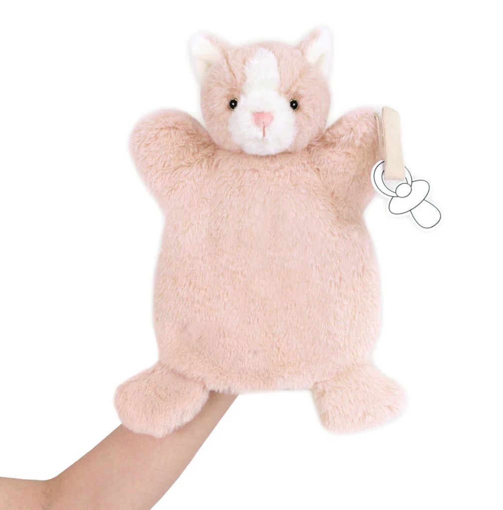 Pink Kitty Paci Puppet