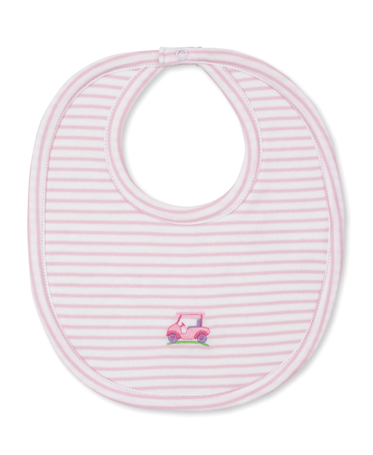 Fairway Foursom Bib - Pink Stripe OS