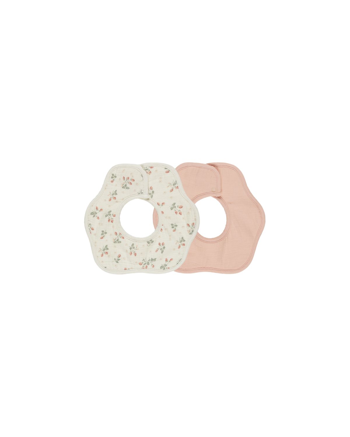 Flower Bib 2 Pack - Strawberries/Melon