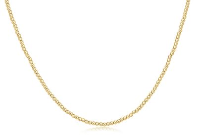 EN 15&quot; Choker Classic Gold 2mm Bead