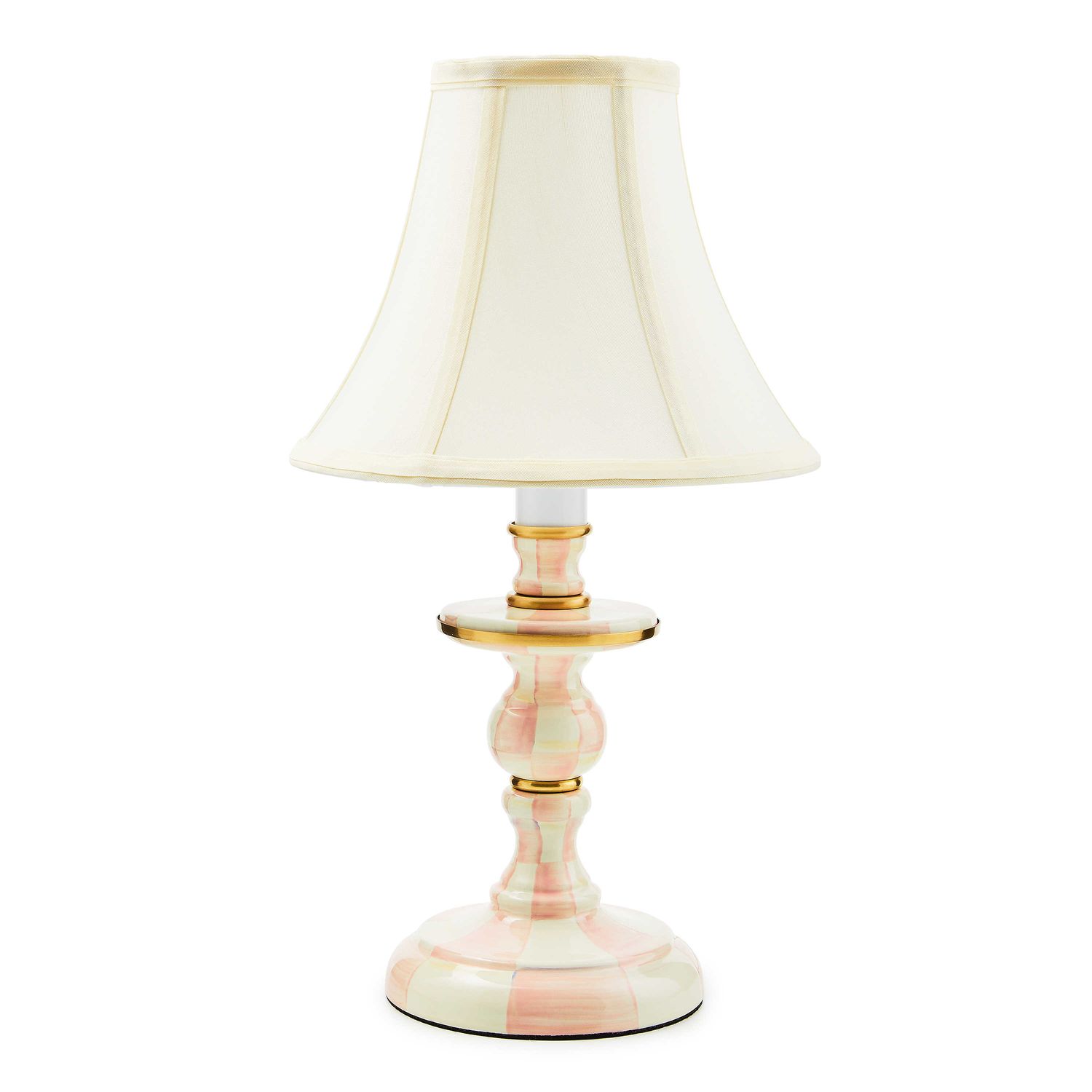 Rosy Check Candlestick Lamp
