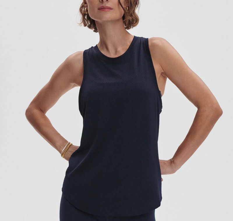 Dacey Longline Tank - Navy
