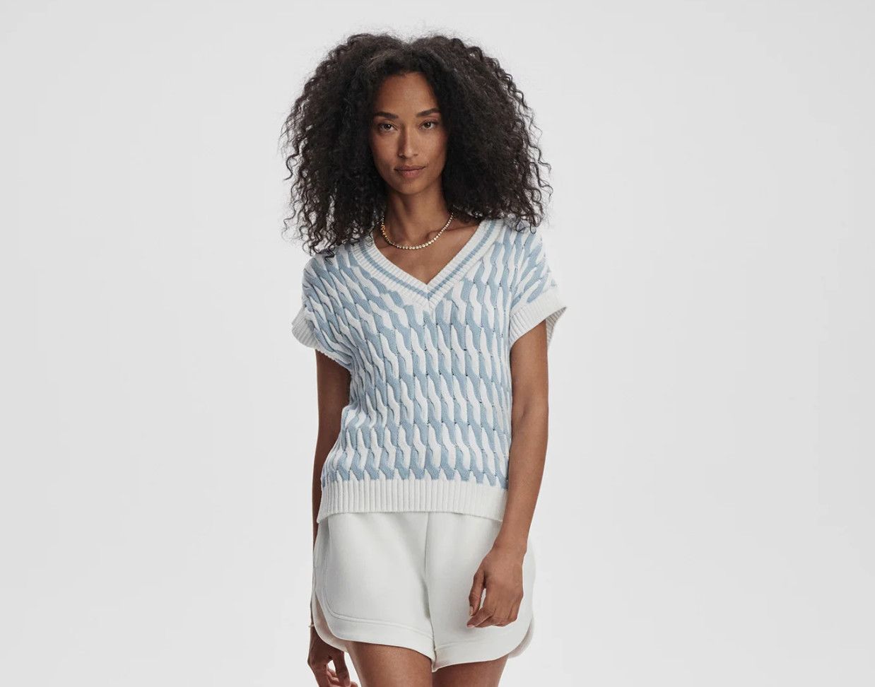 Alfie Cable Knit Vest