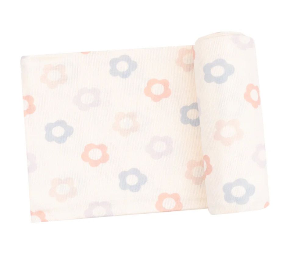 Daisy Pop Swaddle Blanket 45x45