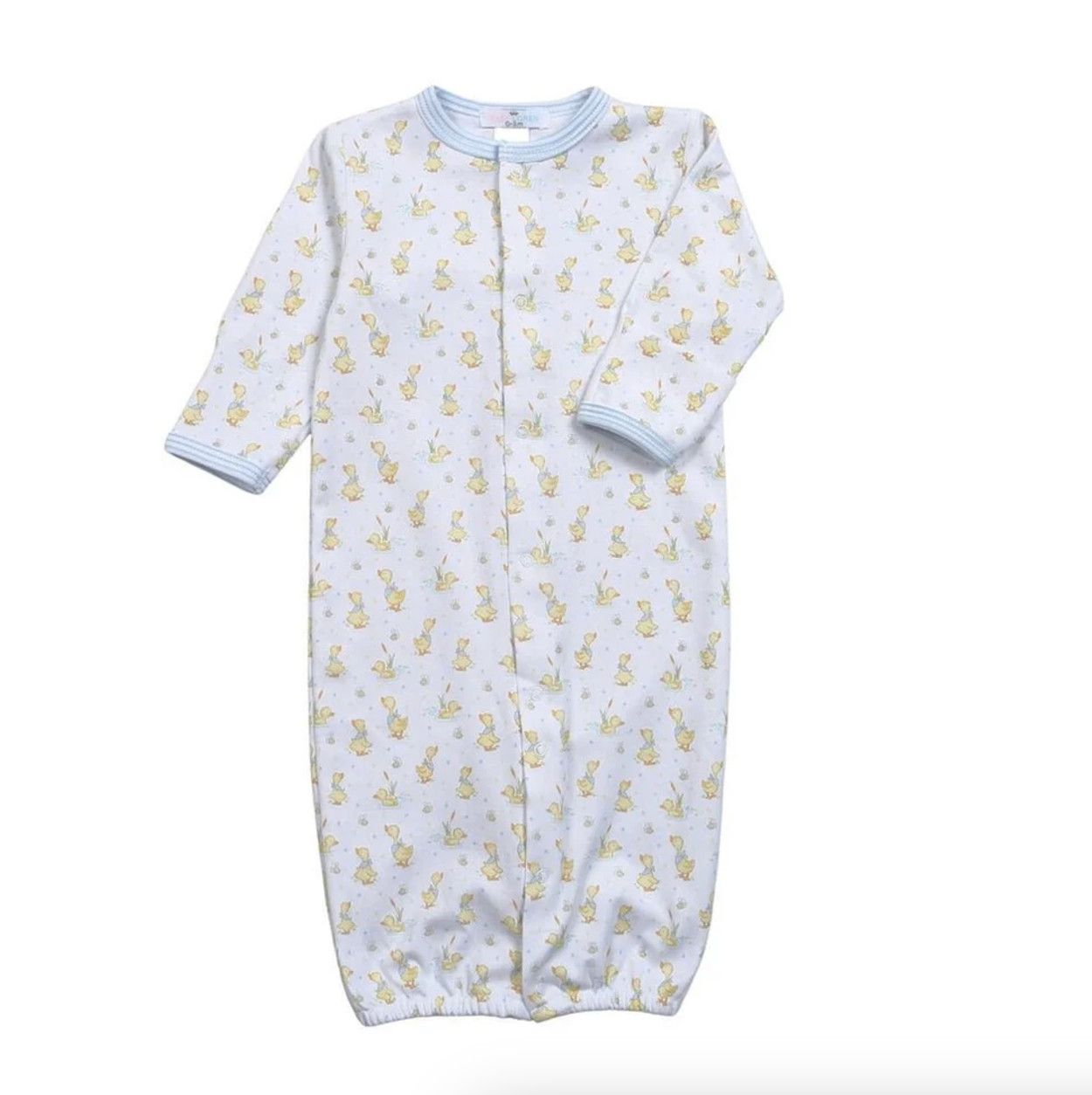 BL Ducks in the Pond Pima Converter Gown- Blue