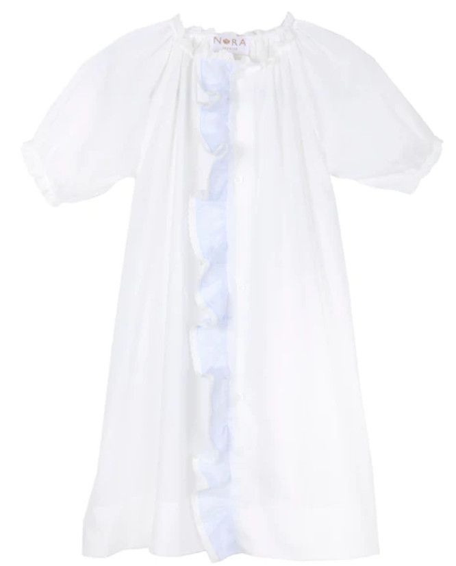 Classic Ruffle Daygown- Blue 0/3