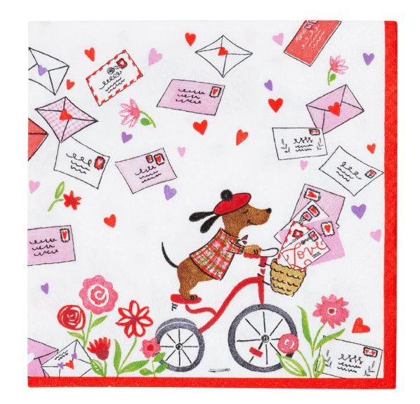 Love Notes Cocktail Napkin