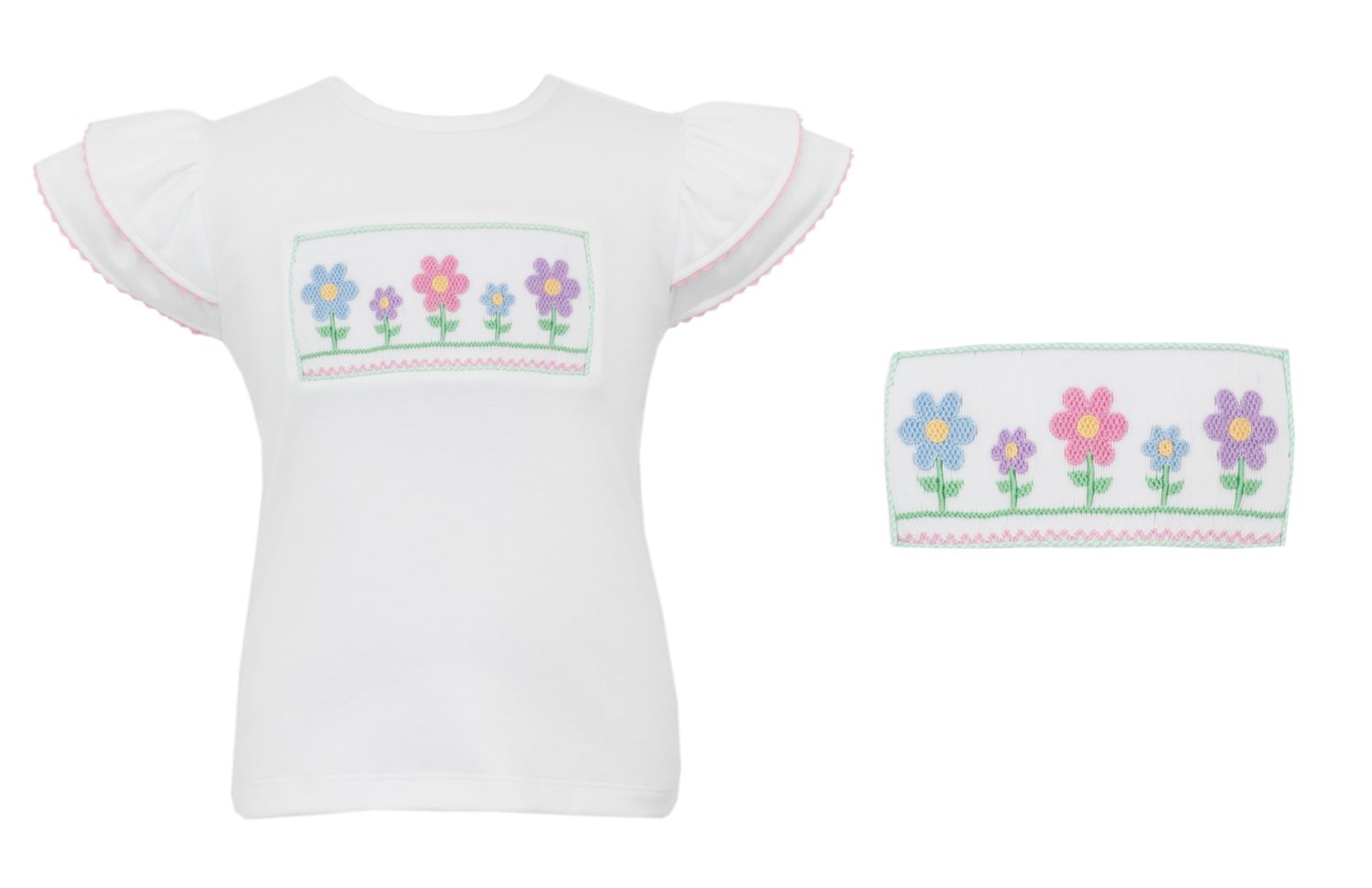 Flowers White T-Shirt