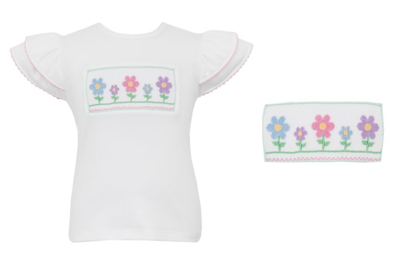 Flowers White T-Shirt