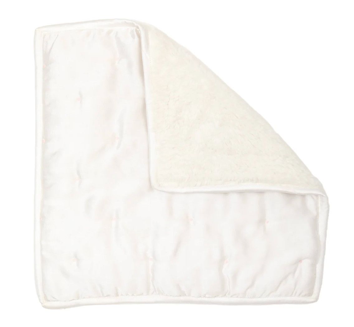 Baby Satin Fur Blanket- Pink