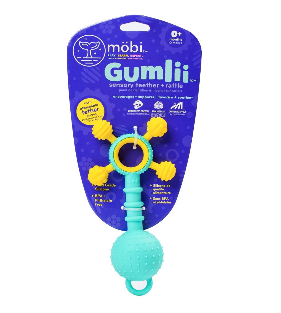 Gumlii Sensory Teether &amp; Rattle