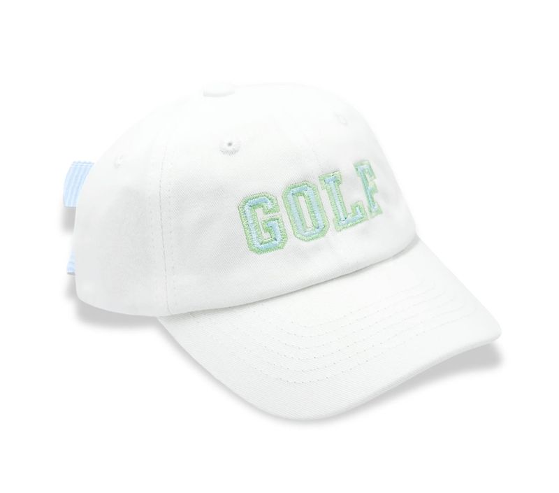 B&amp;B Golf Bow Baseball Hat- Girls