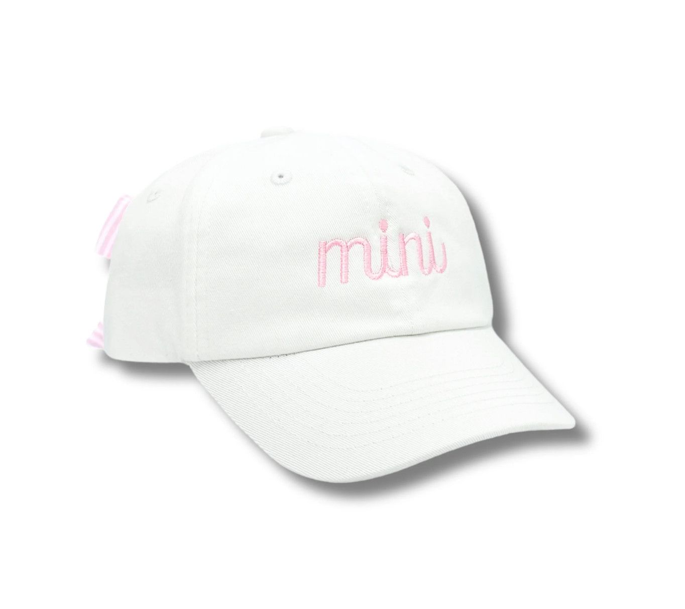 B&amp;B Mini Bow Baseball Hat - Girls