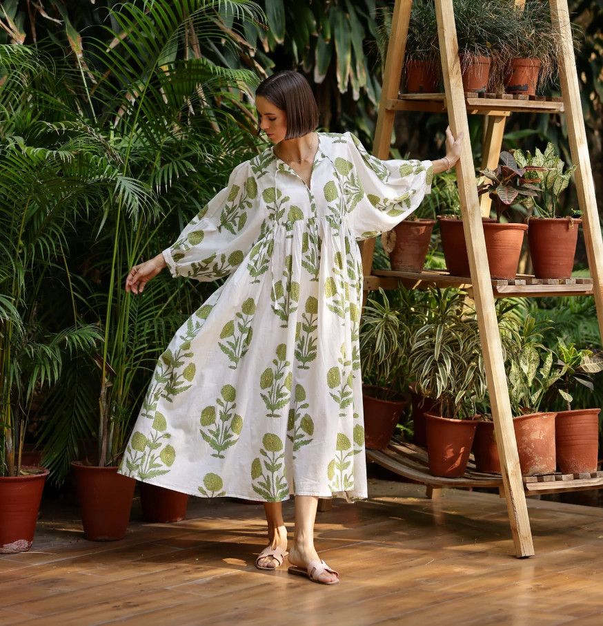 Taj Maxi Dress Green