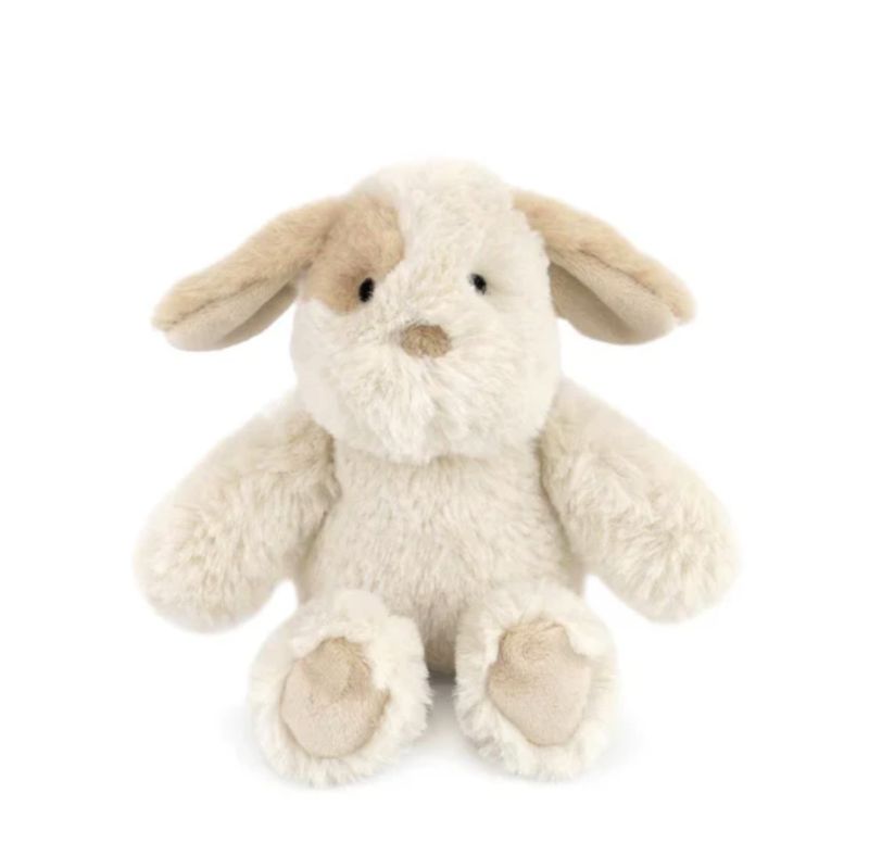 Tan Puppy Plush Rattle