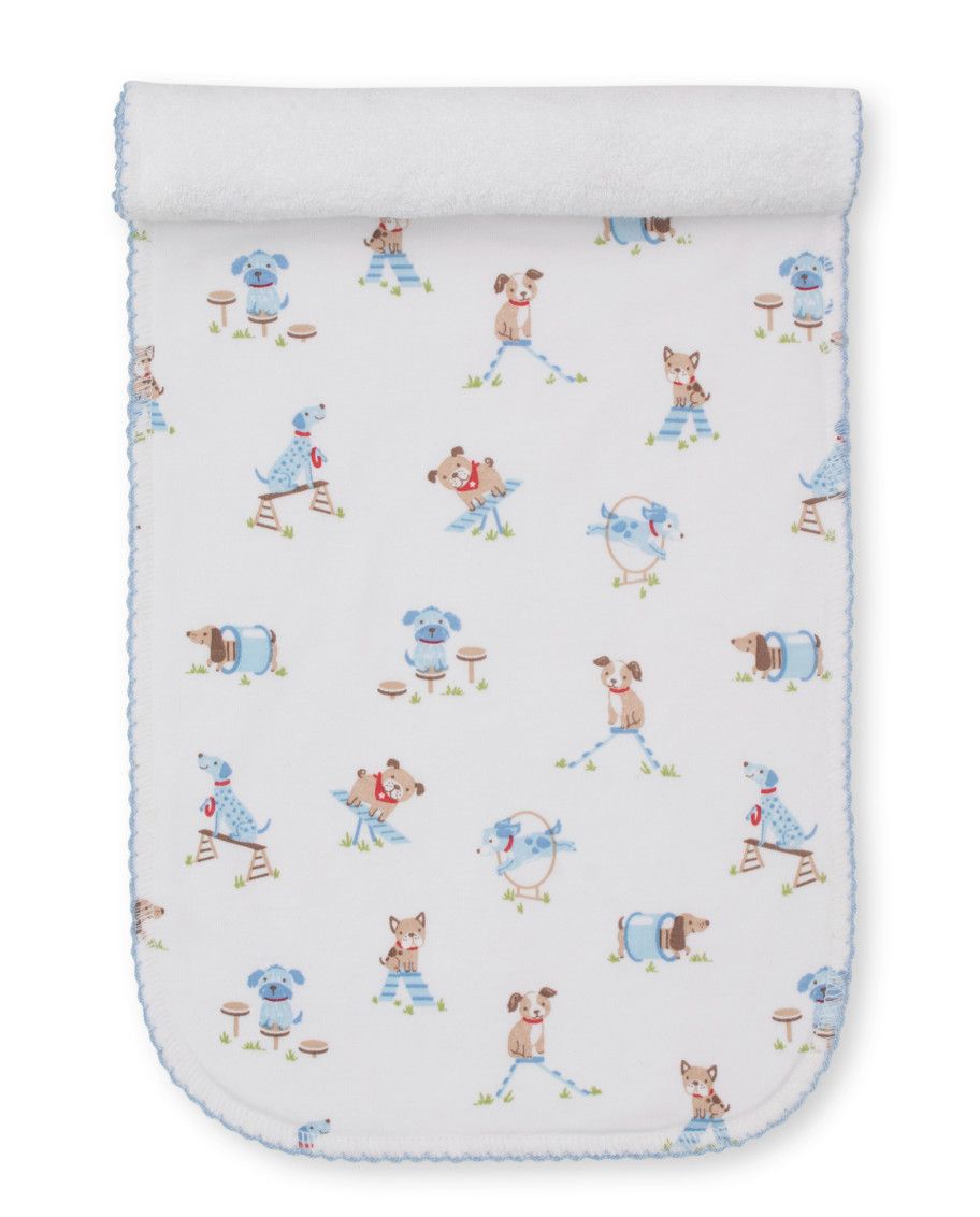 KK Playground Pups Burp Cloth