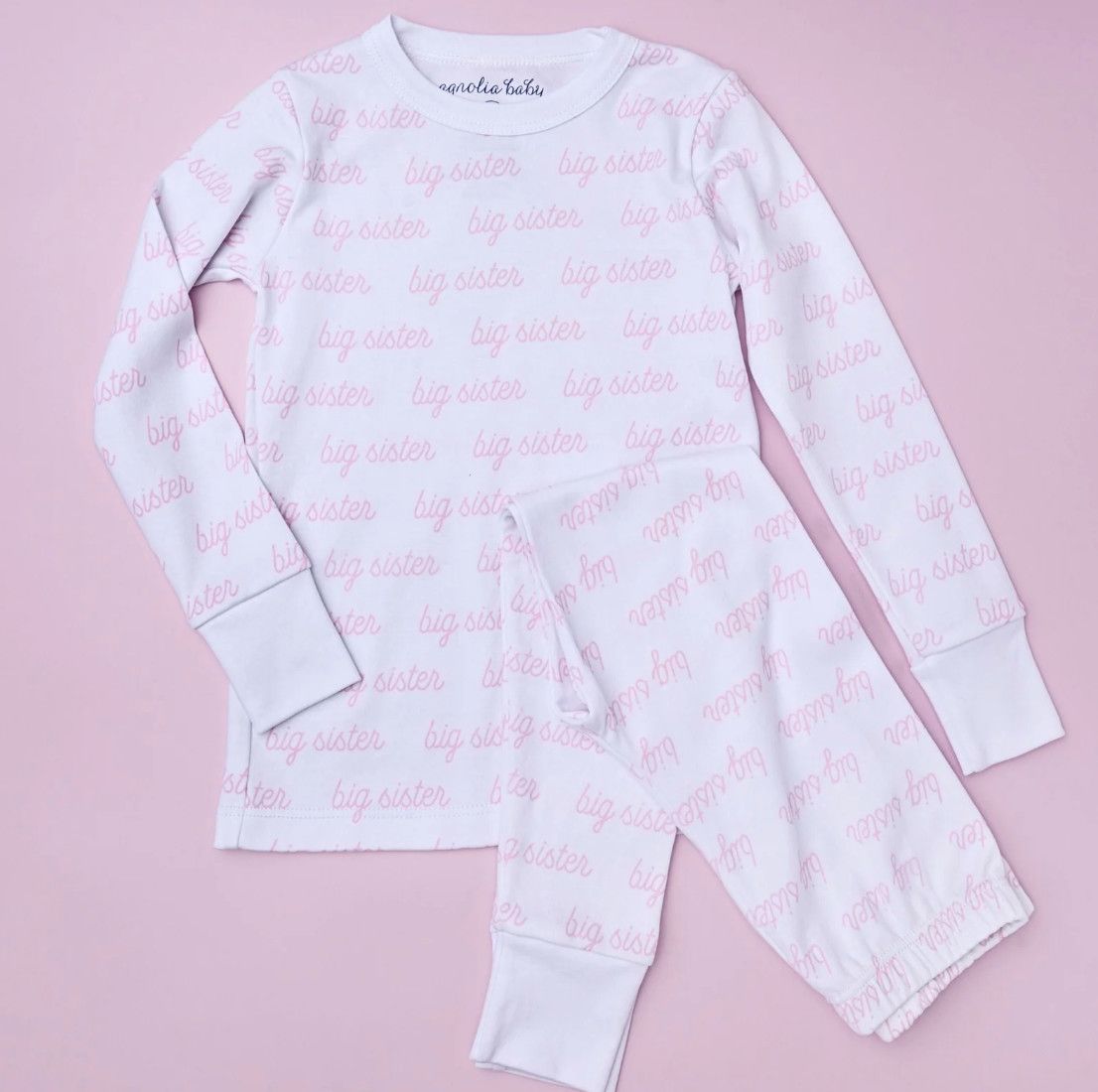 MB Big Printed Long Pajama- Pink