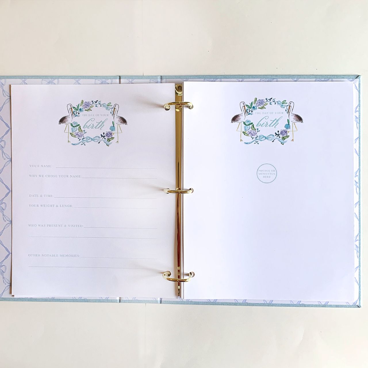 Our Baby Memory Book- Blue
