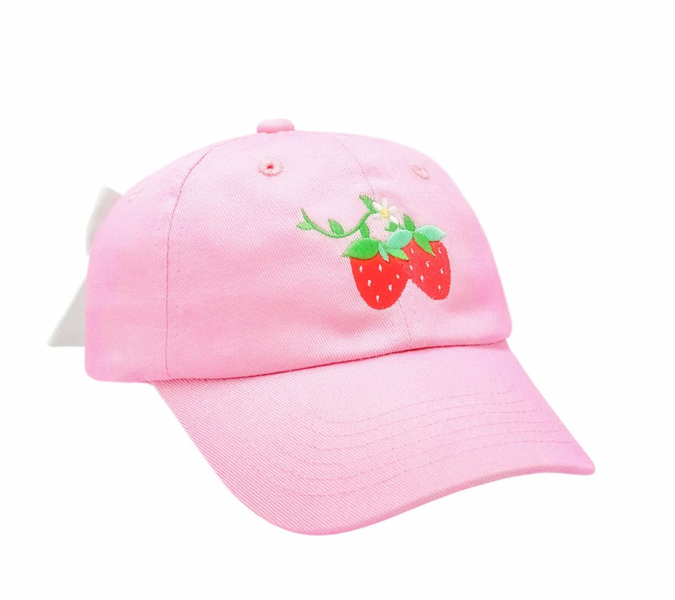 B&amp;B Strawberry Fields Bow Baseball Hat - Girls