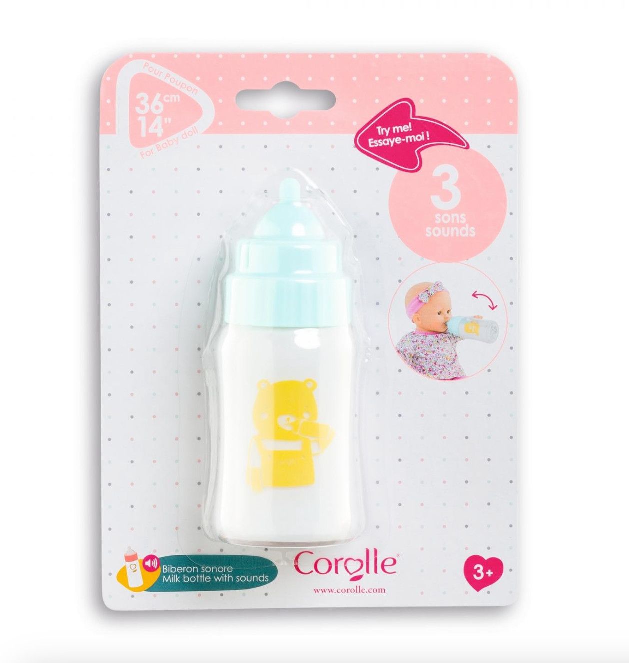 Corolle Milk Bottle with Sound