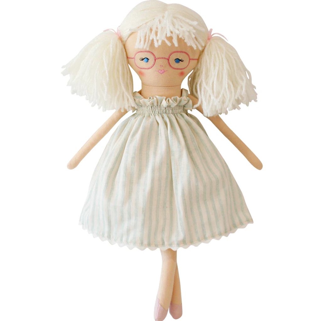 Dress Up Doll- Jessi Sage Stripe