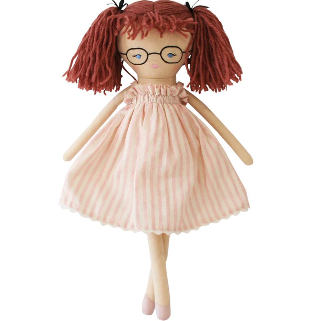 Dress Up Doll- Nikki Pink Stripe