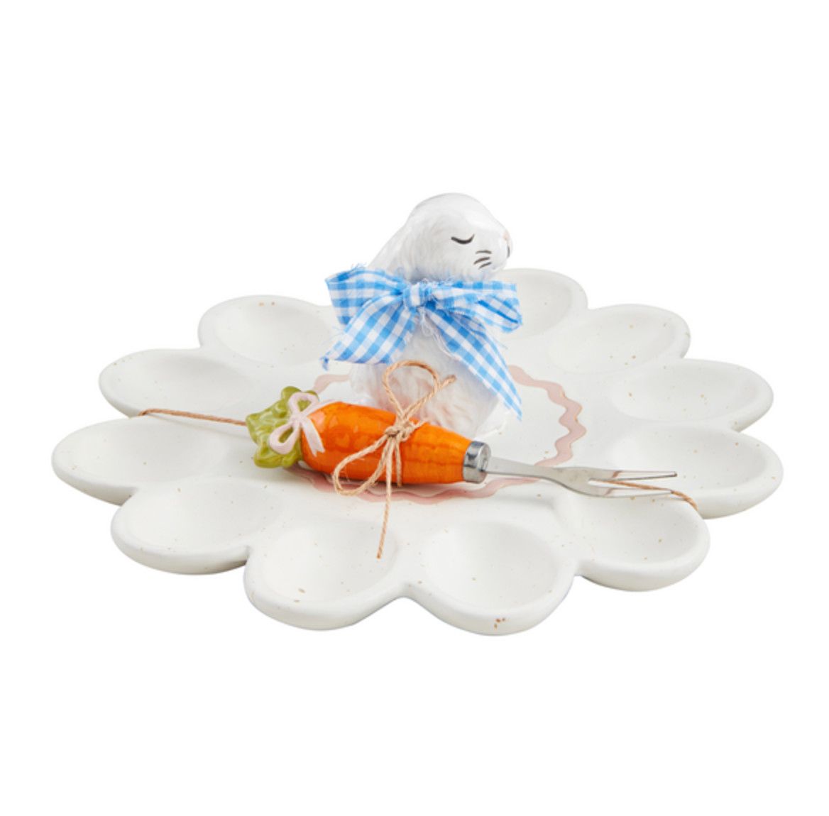 Bunny Deviled Egg Platter Set