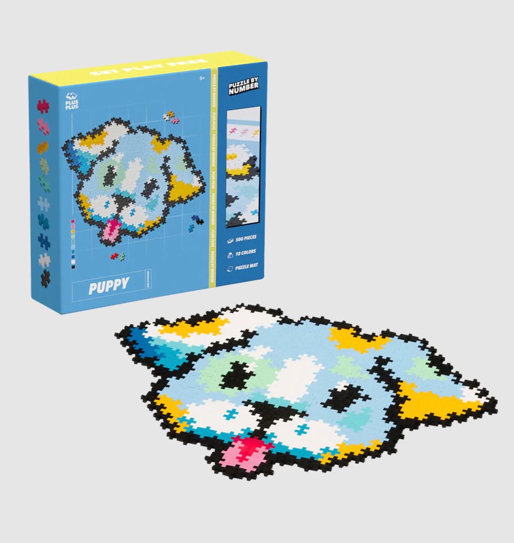 Puzzle By Number 500 pc - Puppy