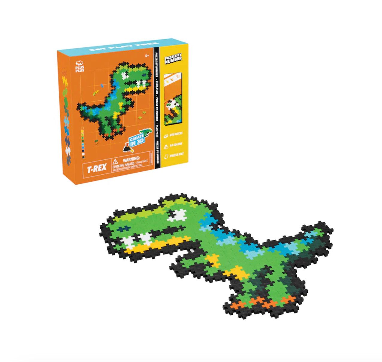 Puzzle By Number 250 pc - T-Rex
