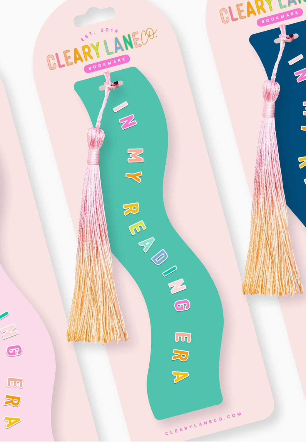 Acrylic Bookmark with Tassel | in My Reading Era- Caribbean