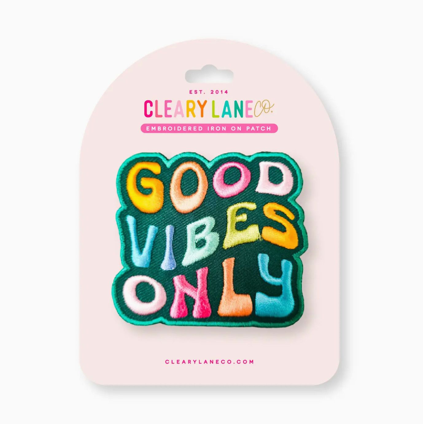 Good Vibes Only Iron-On Patch