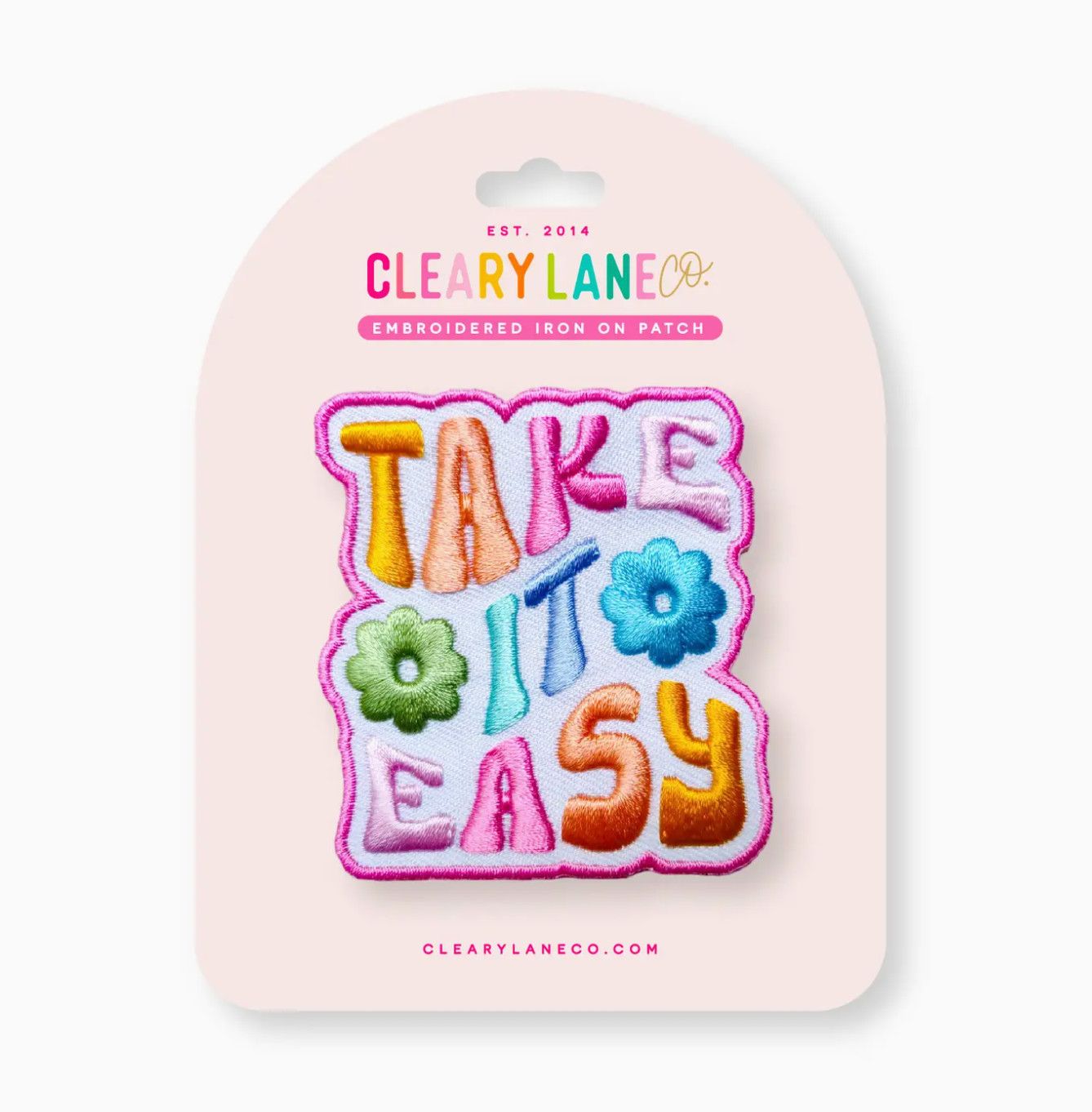 Take it Easy Iron-On Patch