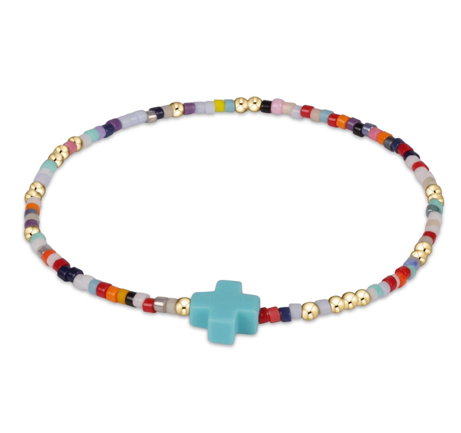 Egirl Hope Unwritten Signature Cross Bracelet- Hot Mess
