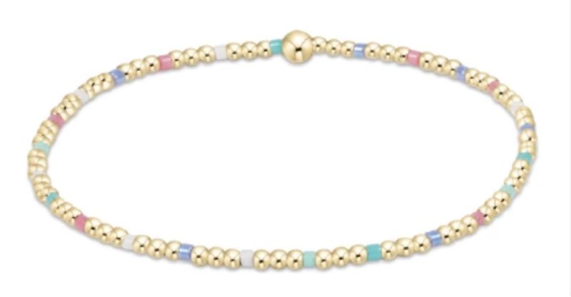 Hope Sincerity 2mm Bead Bracelet- Hot Mess SS25