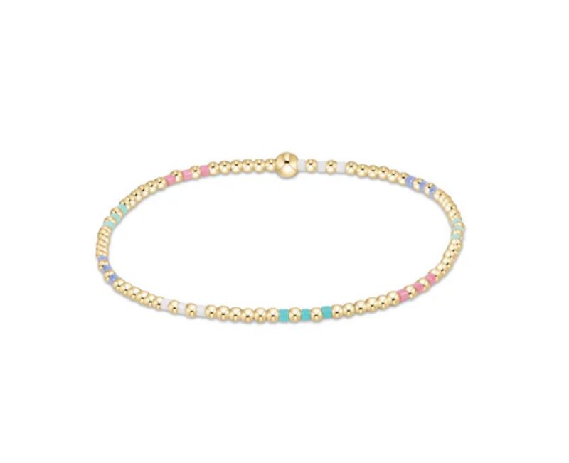 Hope Joy 2mm Bead Bracelet- Hot Mess SS25