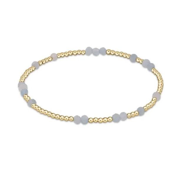 Hope Unwritten Gemstone Bracelet - Aquamarine